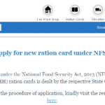 easiest way to create a ration card online