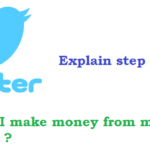 Earn money from twitter