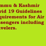 Jammu & Kashmir Covid 19 Guidelines Requirements